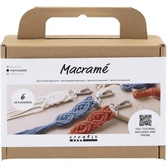 Creativ Mini Craft Kit Macramé – Key Rings (1 Pack)