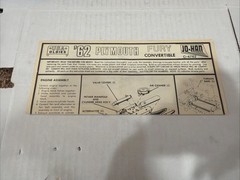 JO-HAN 1962 PLYMOUTH FURY CONV ORIGINAL BOX/INSTRUCTIONS!! CIRCA 1970’s! VMCP!