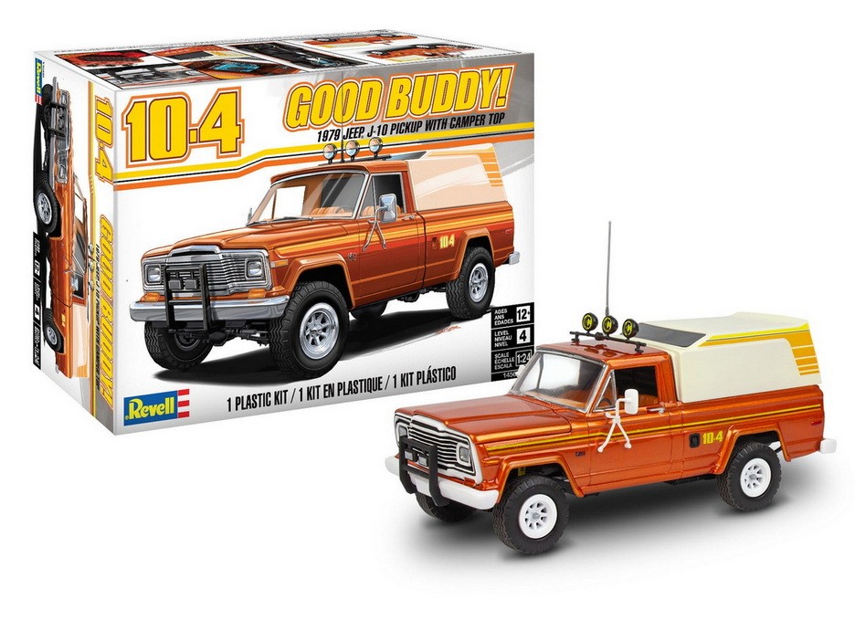 Revell 1/24 Jeep J-10 Pickup with Camper