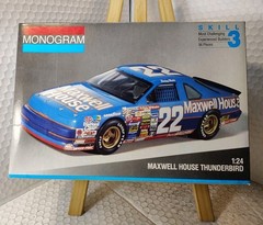 Monogram #22 Maxwell House Thunderbird Kit # 2942 1:24 Open Box
