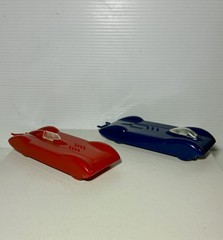 Vintage Hawk Model Car Rubberband Powered Bonneville Racers 1961