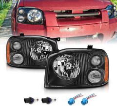 2001-2004 Replacement Halogen Headlights for Nissan Frontier Pickup Truck D22 Ba