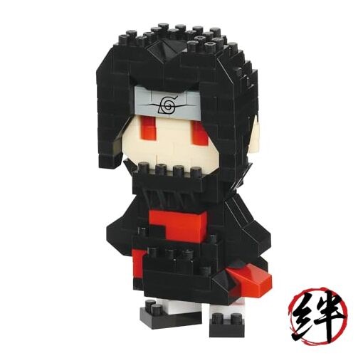 Kawada nanoblock Naruto Shippuden Uchiha Itachi 160-Piece Figure Ages 12 and Up