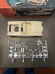SUPER RARE! *ORIGINAL VINTAGE SMP AMT 1960 CHEVY CORVETTE HARDTOP KIT