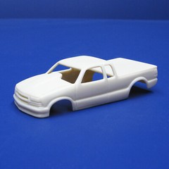JFSL23 H:O scale Chevy Sonoma Pro Mod Truck resin slot car body Jimmy Flintstone