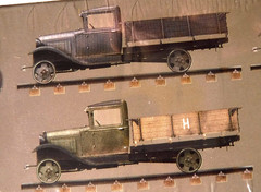 FREE Wheel Set w/ 1/35 Miniart Soviet GAZ AA 1.5ton Railroad Truck # 35265