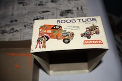 Aurora Boob Tube 1/32 Model Kit The Scene Machines VTG 1969 w Box Hippie Peace