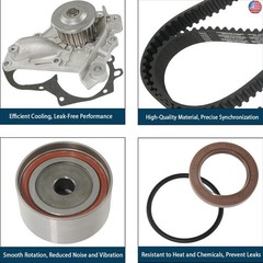 Engine Timing Belt Kit with Water Pump Compatible with 1987-2001 Toyota Camry,