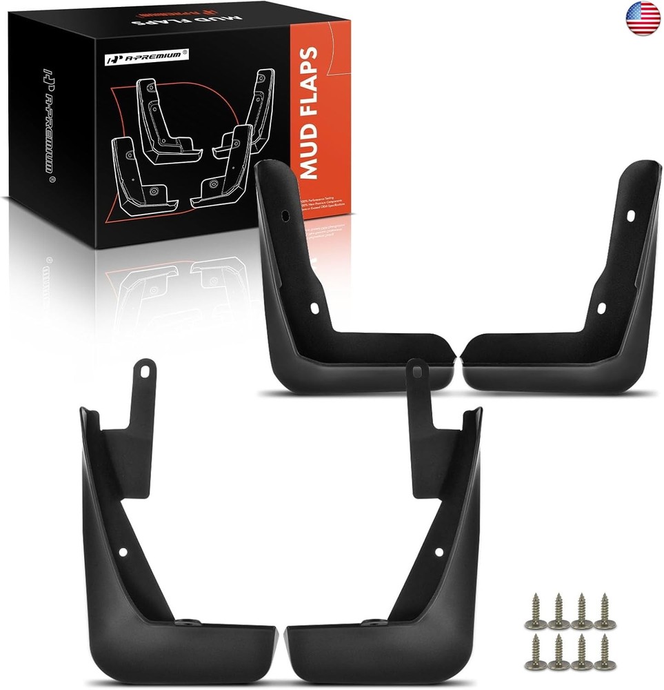 A-Premium Splash Guards Mud Flaps Mudflaps Replacement for 2014-2015 Lexus