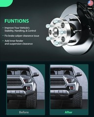SCITOO 4PCS 1.25″ 5 Lug Hubcentric Wheel spacers 5×5 to 5×5 5x127mm Wheel