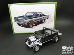 AMT 1/24 1965 Chevy Chevelle AWB Time Machine Plastic Model AMT1302