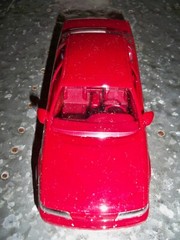 1989 Ford Taurus SHO Sedan Currant Red #6067 Dealer PROMO NEW — RARE Color