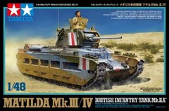 TAMIYA 1/48 British Infantry Tank(Military) Matilda Mk.III/IV Model Kit NEW