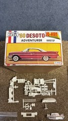 JO-HAN USA OLDIES 1/25 ’60 DESOTO ADVENTURER HARDTOP MODEL KIT UNBUILT C-4460