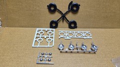 1965 Chevy Pickup WHEELS & WHITEWALL TIRES 1/25 scale Revell NEW Model PARTS