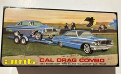 Model Car Parts – AMT Ford Falcon Cal Drag Car Interior Parts ONLY 1/25