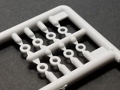 1977 Chevy Monte Carlo WHEEL SPACERS from Salvinos JR 1:25 Model Kit