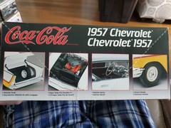 AMT/Ertl Coca-Cola 1957 Chevy Bel Air Hardtop VTG 1998 1:25 Model NEW Open Box