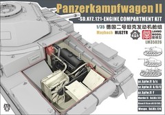 LANMO model LM35026-1/35 Panzerkampfwagen II ENGINE COMPARTMENT KIT