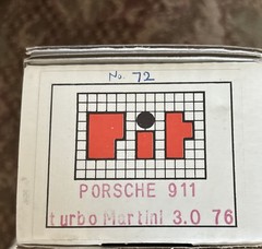 Build PIT Porsche 911 Car 1:43 Turbo Martini 3.0 1976 Italy