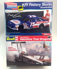 Vintage Lot of 10 BRAND NEW 1:24 1:25 NASCAR Model Cars AMT Revell Monogram NOS