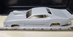 1/24 scale resin 3d printed 1970 Duster Pro Mod drag body model slot car
