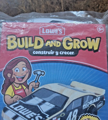 Lowes Build and Grow Pull Back Race Car Kit 2014