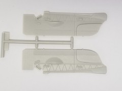 1958 Edsel Pacer INTERIOR SIDE PANELS from AMT 1:25 Model Kit 58