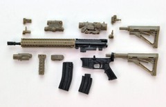 TomyTec Little Armory 1/12 LA037 M4A1SOPMOD Block 2 GUN Plastic Model Kit