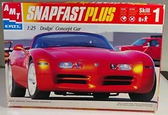 1998 AMT ERTL Snapfast+ Dodge Concept Car Model 8129 Kit NIOB Sealed Bag VTG
