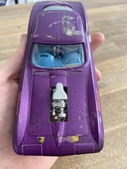 Vintage 1960’s Corvette Sting Ray Built Model Car 76BP Purple Vette FREE SHIP