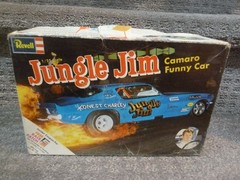 REVELL JUNGLE JIM CAMARO FUNNY CAR MODEL KIT H-1440 SUPER RARE BRAND NEW