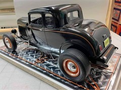 1/8 scale Chopped 1932 Ford 5-window Coupe Body Big Deuce Best Available Milner