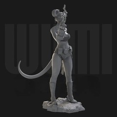 1/24 Scale Resin Figure Model Kit Female Devil Unassembled, Unpainted Model Kit
