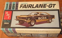 AMT 1966 Ford Fairlane GT 3-in-1 Annual Stock Drag Kit # 5166 Unbuilt in Box 66