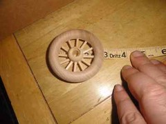 4 2 3/4 inch wooden model kit spoked wheels bulk stagecoach horse buggy vintage
