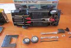 Monogram 1969 Dodge Super Bee 1/24 Lot of 2 Pro Street &Stock Built For Resto 69