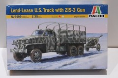 ITALERI LEND-LEASE U.S. TRUCK WITH ZIS-3 GUN SCALE 1:35 MODEL KIT NEW 6499