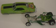 Custom Built Jo-Han/Polar Lights BARDAHL the Green Elephant Dodge Challenger F/C