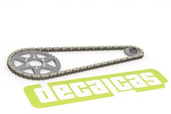 Decalcas 1/12 Scale Detail-Up Generic Motorcycle Chain/Sprocket Set # DCL-PAR120