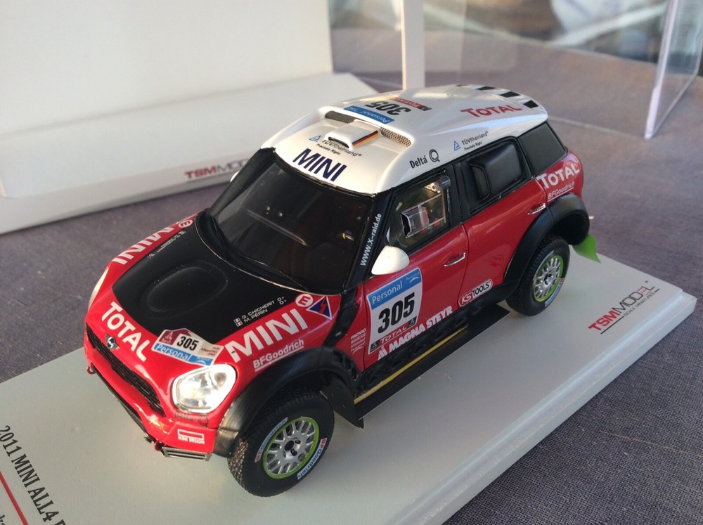 1/43 TSM Mini Countryman,Dakar Rally ,4WD, red/wh. Roof,no305, mint!!!