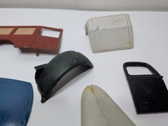 ✨VINTAGE✨ Model Kit Junkyard Graveyard Car Parts LOT Of Car Hoods Hard Tops Door