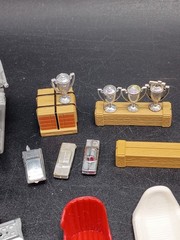 Vintage Model Car Auto Shop 1/24-1/25 Plastic Model Lot Tools Engines Lot Set