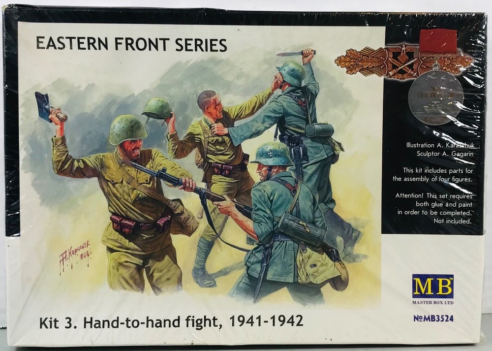 Master Box Eastern Front Series #3524 Model Kit 3 Hand-to-Hand Fight -New in Box