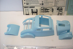 Vintage amt ’33 WILLYS Gasser Drag Car, Untouched, Missing 2 parts, 1/25, 1987!