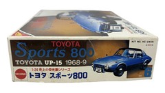 Nichimo Toyota UP-15 Sports 800 1968-9 Motorized Model Kit ~ Partially Assembled