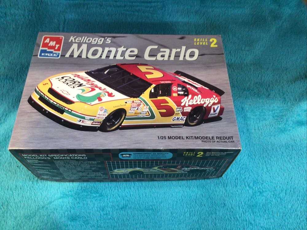AMT / ERTL 8187. 1/25 Scale Kellogg’s Monte Carlo – Factory Sealed Contents