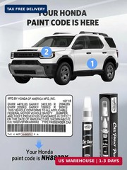 Alabaster Silver Metallic(NH-700M) for Honda Touch Up Paint Pen, 2 in 1 Car Scra