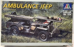 Italeri 1/35 Model Kit 326 Willys Ambulance Jeep US Army WWII Military Vehicle