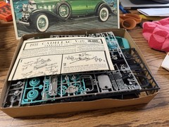 4 Johan 1/25 Kits 31 Cady, 35 Mercedes, 31 Teddy Fleetwood, Chrysler Turbine Car